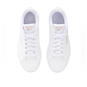 BNIB women’s Reebok Court Clean white leather shoes size 9.5